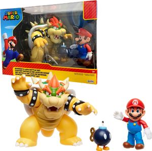 Figurka Jakks Pacific Super Mario Zestaw Lava Battle Mario vs. Bowser Diorama S1 1