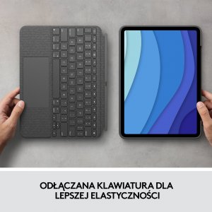 Logitech Combo Touch for iPad Pro 11-inch (1st, 2nd, 3rd and 4th gen) - GREY - US (920-010255) 8