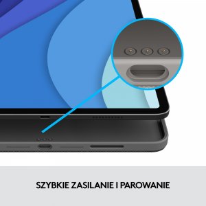 Logitech Combo Touch for iPad Pro 11-inch (1st, 2nd, 3rd and 4th gen) - GREY - US (920-010255) 6