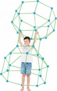 Kolorowe Baloniki Zwariowany namiot zielono-niebieski świecący 3