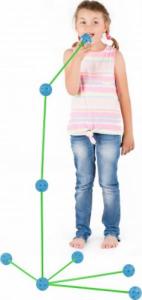 Kolorowe Baloniki Zwariowany namiot zielono-niebieski świecący 4