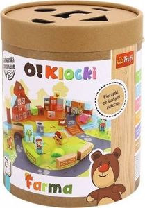 Trefl Klocki drewniane O!Klocki Farma 1