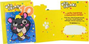 KUKARTKA Karnet B6 DK-805 Urodziny 10 szczurek 1