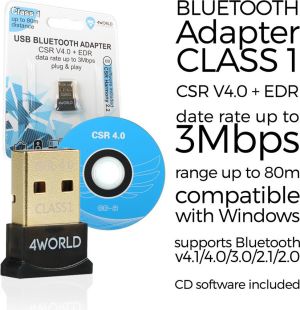 Adapter bluetooth 4World 10242 USB 3
