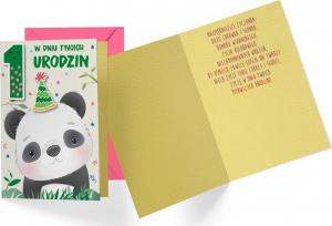 KUKARTKA Karnet B6 DK-855 Roczek panda 1