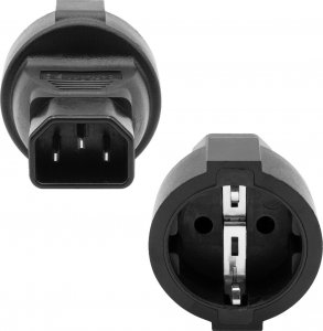 Kabel zasilający ProXtend ProXtend Power Adapter C14 to Schuko Female Black 1