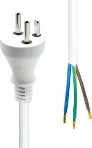 Kabel zasilający ProXtend ProXtend Power Cord Denmark to Open End 3M White 1
