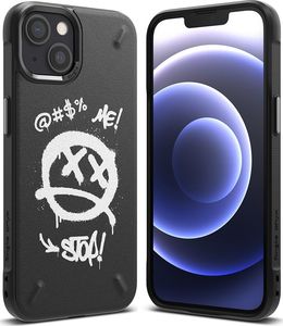 Ringke Ringke Onyx Design Wytrzymałe Etui Pokrowiec Iphone 13 Mini Czarny (Graffiti) (Od541E233) 1