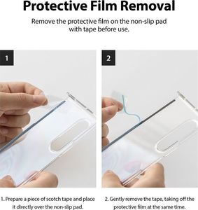 Ringke Ringke Slim Ultracienkie Etui Pokrowiec Samsung Galaxy Z Fold 3 Przezroczysty (S536E52) 13