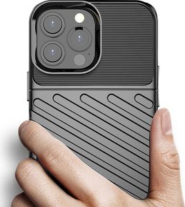 Hurtel Thunder Case Elastyczne Pancerne Etui Pokrowiec Iphone 13 Pro Max Czarny 4