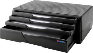 4World Exponent World Organizer A4R pod drukarki, MFP oraz monitory (czarny, 4 szuflady 2