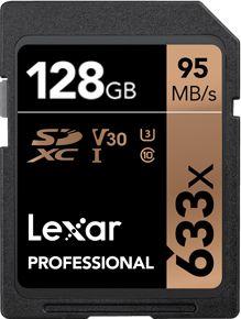 Karta Lexar Professional 633x SDXC 128 GB Class 10 UHS-I/U3 V30 (LSD128GCB1AP633) 1