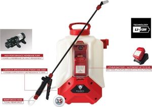 PULMIC PULMIC PEGASUS 15 INDUSTRIAL VITON OPRYSKIWACZ AKUMULATOROWY PLECAKOWY CIŚNIENIOWY TŁOKOWY 15L. 3