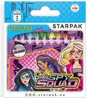 Starpak Kredki świecowe Barbie Spy Squad (352909) 1