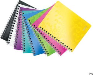 Leitz KOŁONOTATNIK W KRATKĘ A5 PP LEITZ WOW, RÓŻOWY 80389448 3