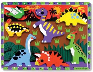 Melissa & Doug Puzzle drewniane Dinozaury (13747) 1