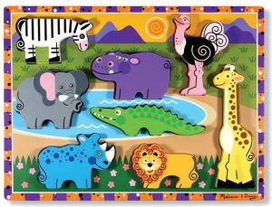 Melissa & Doug Puzzle drewniane Safari (13722) 1
