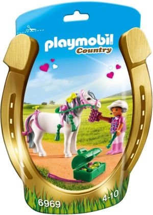 Playmobil Postać z koniem (6969) 1