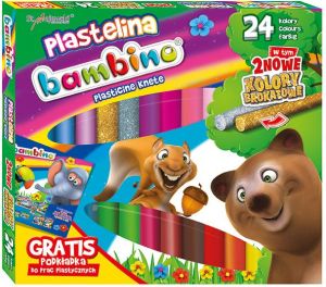 Bambino Plastelina 24 kolory 2