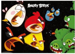 Derform Podkład oklejany Angry Birds (DERF.POAB) 1