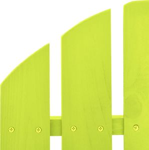 vidaXL Ogrodowy fotel bujany Adirondack, lite drewno jodłowe, zielone 5