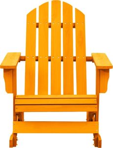 vidaXL Ogrodowy fotel bujany Adirondack, drewno jodłowe, pomarańczowe 2