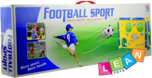 Lean Sport Duża bramka piłkarska z otworami ćwicz celność 2