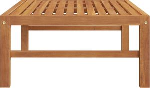 vidaXL Stolik ogrodowy, 63x63x30 cm, lite drewno tekowe 3