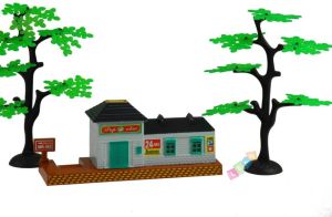 Lean Sport Duża Kolejka Rail King z Dymem Światło + Wagony 5