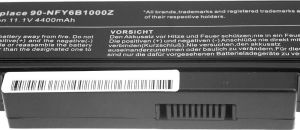 Bateria Green Cell do Asus A32-F3 A9 F2 F3SG F3SV X70 SQU-503 SQU-511 SQU-524 (AS13) 3