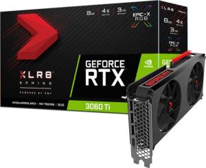 Karta graficzna PNY GeForce RTX 3060 Ti XLR8 Gaming Revel Epic-X RGB 8GB GDDR6 (VCG3060T8LDFXPPB) 1