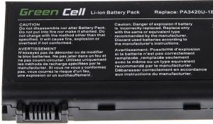 Bateria Green Cell do Toshiba Equium L10, Satellite L10, L25, L30 (TS36) 4