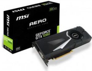 Karta graficzna MSI GeForce GTX 1080 Aero 8GB OC GDDR5X (256 bit) HDMI, DVI, 3x DP, BOX (GTX 1080 AERO 8G OC) 1