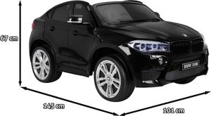 Joko Auto na akumulator BMW X6M 2 os. XXL Lakierowany Czarny 14