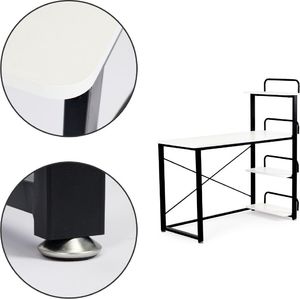 Biurko ModernHome Białe 120 cmx50 cm 4