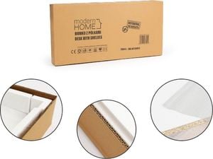 Biurko ModernHome Białe 120 cmx50 cm 9