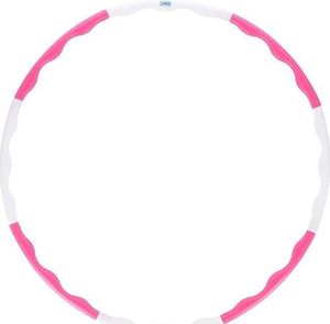 One Fitness HHP090 PINK-WHITE HULA HOP 0,4KG 90CM ONE FITNESS 1
