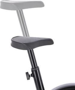 Rower stacjonarny One Fitness treningowy mechaniczny RW3011 czarno-biały 15