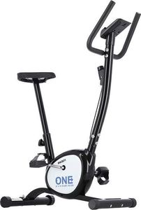 Rower stacjonarny One Fitness treningowy mechaniczny RW3011 czarno-biały 4
