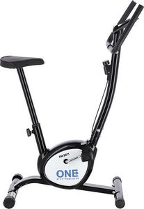 Rower stacjonarny One Fitness treningowy mechaniczny RW3011 czarno-biały 5