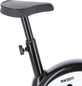 Rower stacjonarny One Fitness treningowy mechaniczny RW3011 czarno-biały 9