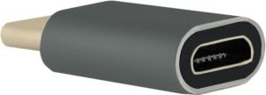 Adapter USB Qoltec USB-C - microUSB Szary  (50478) 2