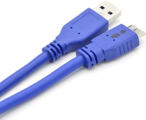 Kabel USB TB Print USB-A - micro-B 0.5 m Niebieski (AKTBXKU23BA050N) 2