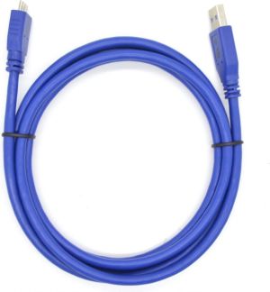 Kabel USB TB Print USB-A - micro-B 0.5 m Niebieski (AKTBXKU23BA050N) 4