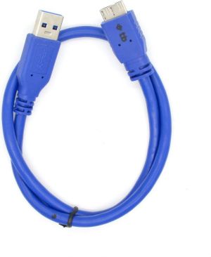 Kabel USB TB Print USB-A - micro-B 1 m Niebieski (AKTBXKU23BA100N) 1