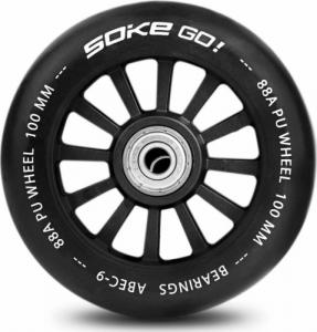 Soke Kółka do hulajnogi 100 mm czarne 2 szt. 2