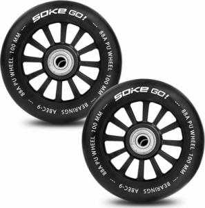 Soke Kółka do hulajnogi 100 mm czarne 2 szt. 6