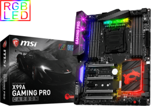 Płyta główna MSI X99A Gaming Pro Carbon, X99, DDR4, SATA3, SATAe, USB 3.1, ATX (7A20-003R) 1
