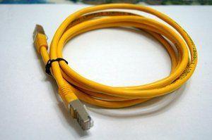 Telegärtner Patchkabel, S/FTP, PiMF, Cat 6A (ISO/IEC), żółty, 20,0 m (L00006A0050) 2