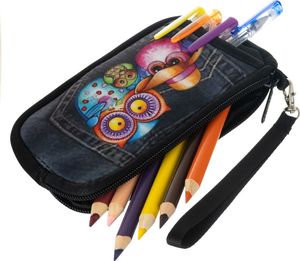 Piórnik Loren Kolorowy piórnik młodzieżowy portmonetka LOREN 529-7 2